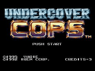 Undercover Cops box art for Super Famicom